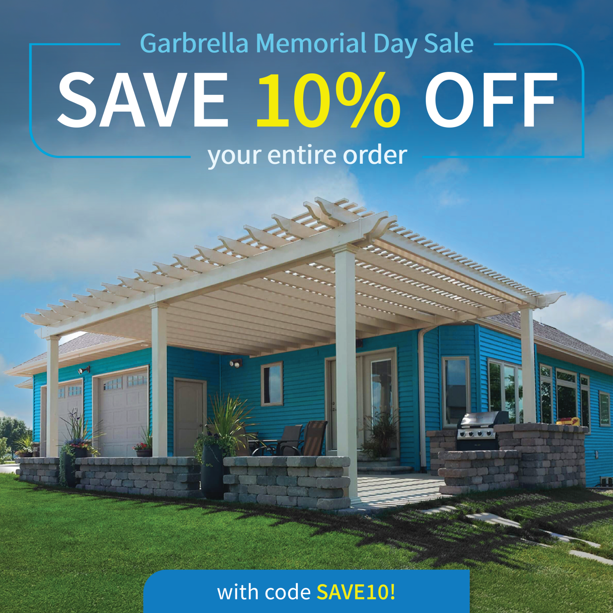 Garbrella Pergolas Facebook ad