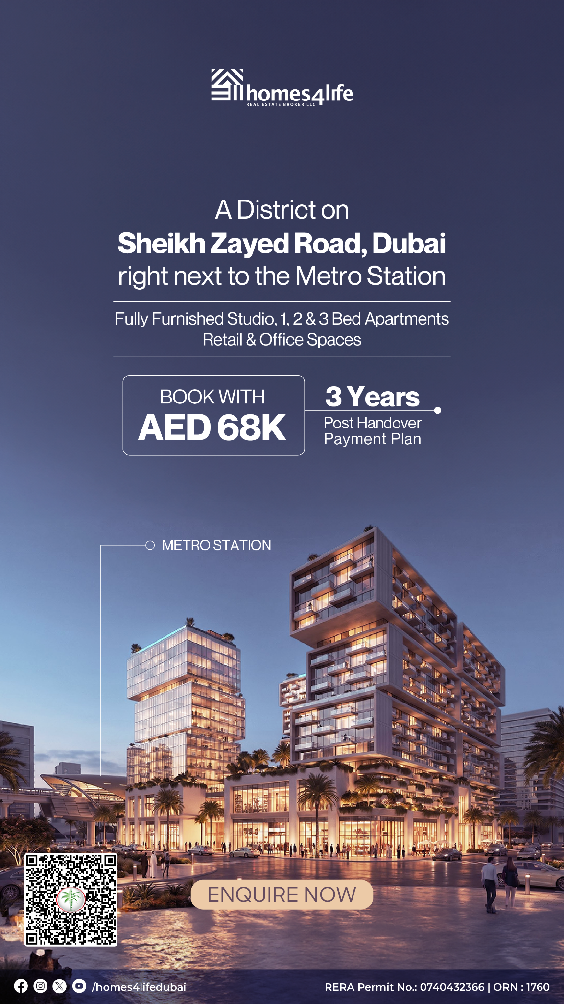 Homes 4 Life Real Estate Dubai Facebook ad
