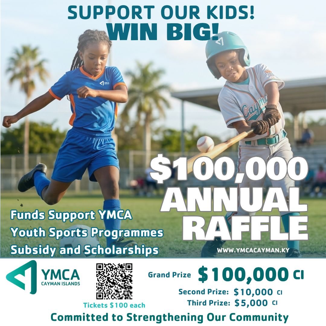 YMCA of the Cayman Islands Facebook ad: YMCA Annual Raffle is Back!