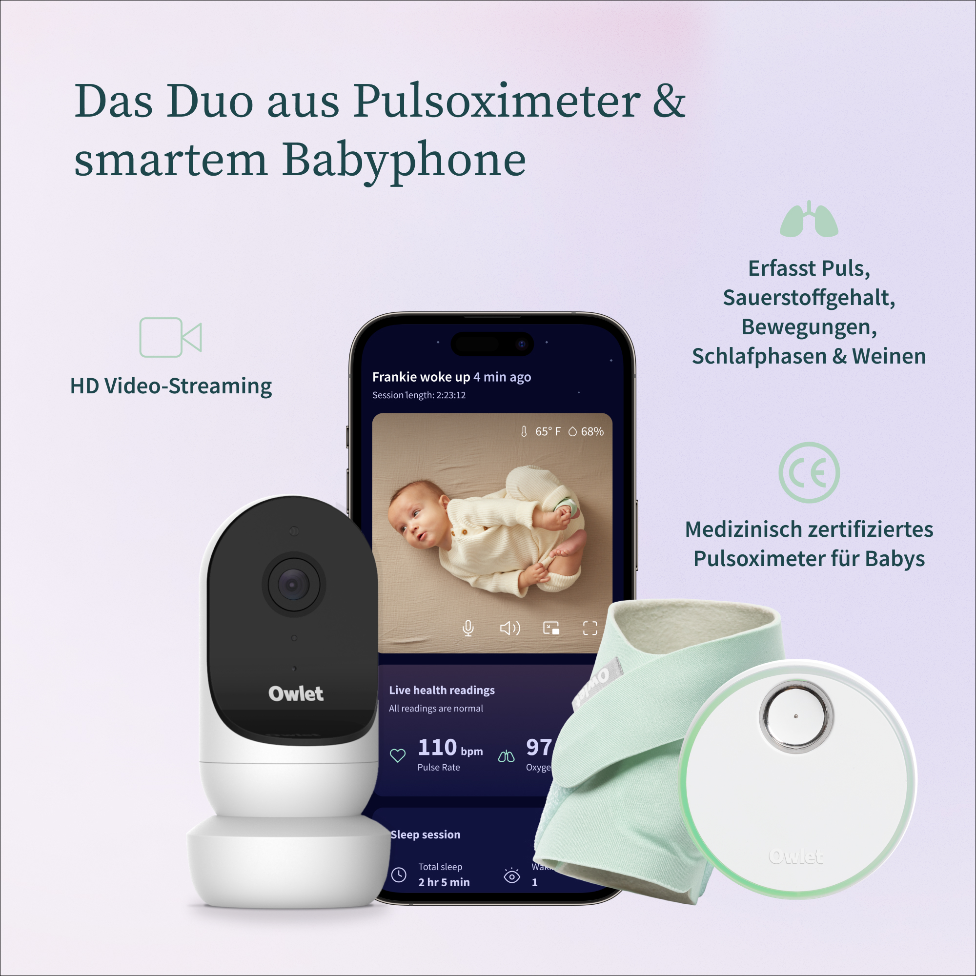 Owlet Germany Facebook ad: Sichere dir jetzt das virale Babyprodukt aus den…