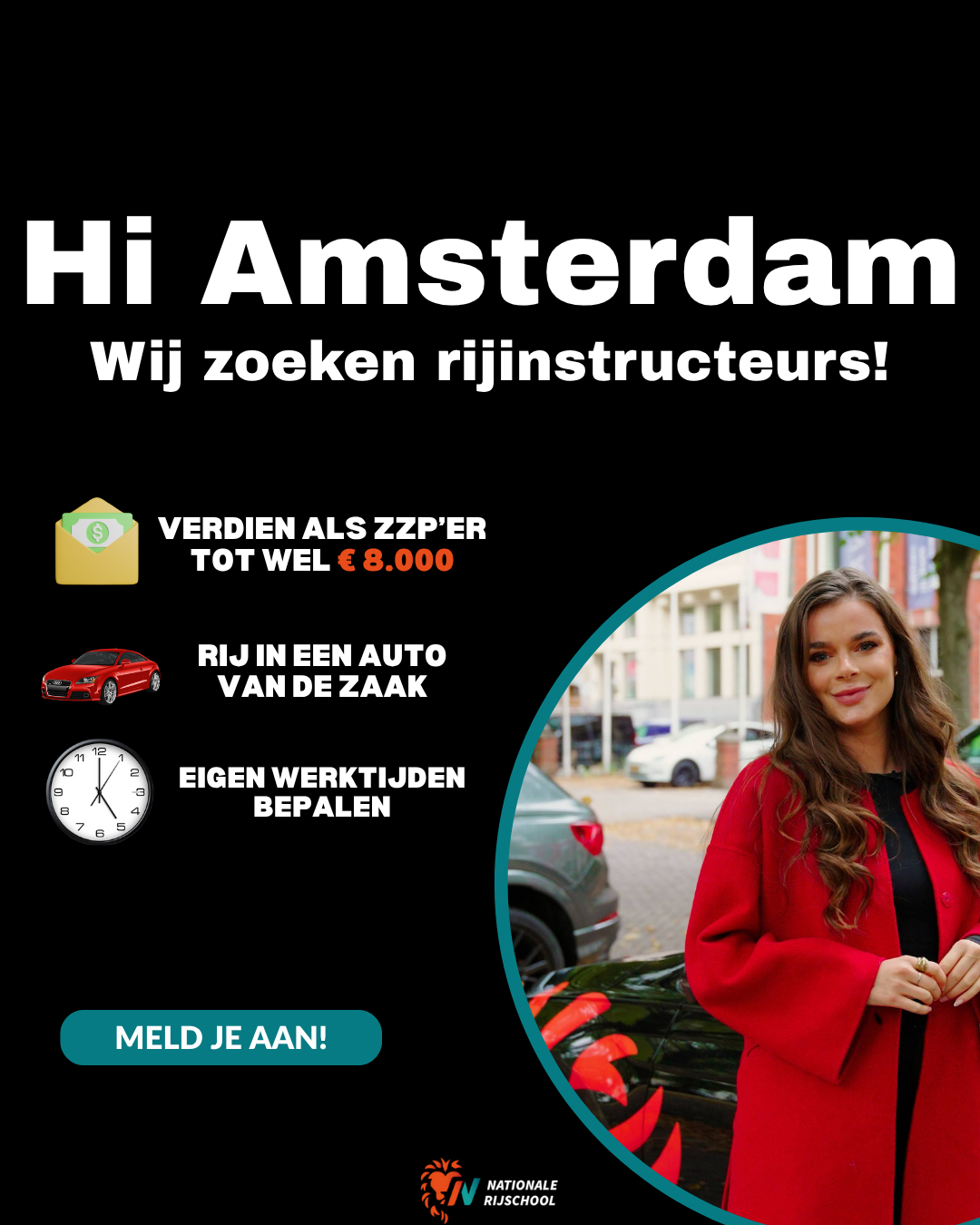 Nationale Rijschool Facebook ad