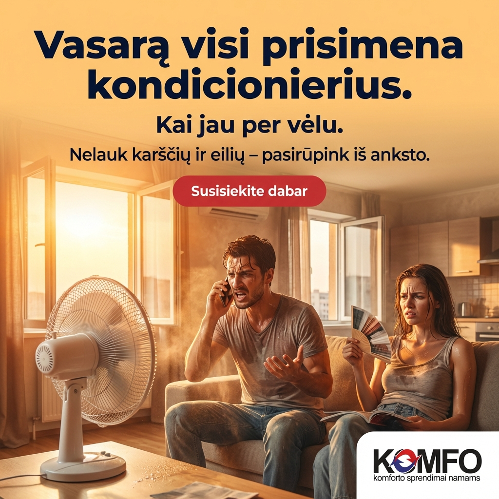 KOMFO - komforto sprendimai namams Facebook ad: Gaukite pasiūlymą dabar!