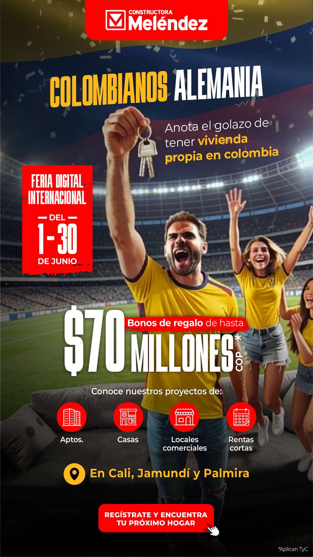 Constructora Meléndez Facebook ad from Jun 2, 2026