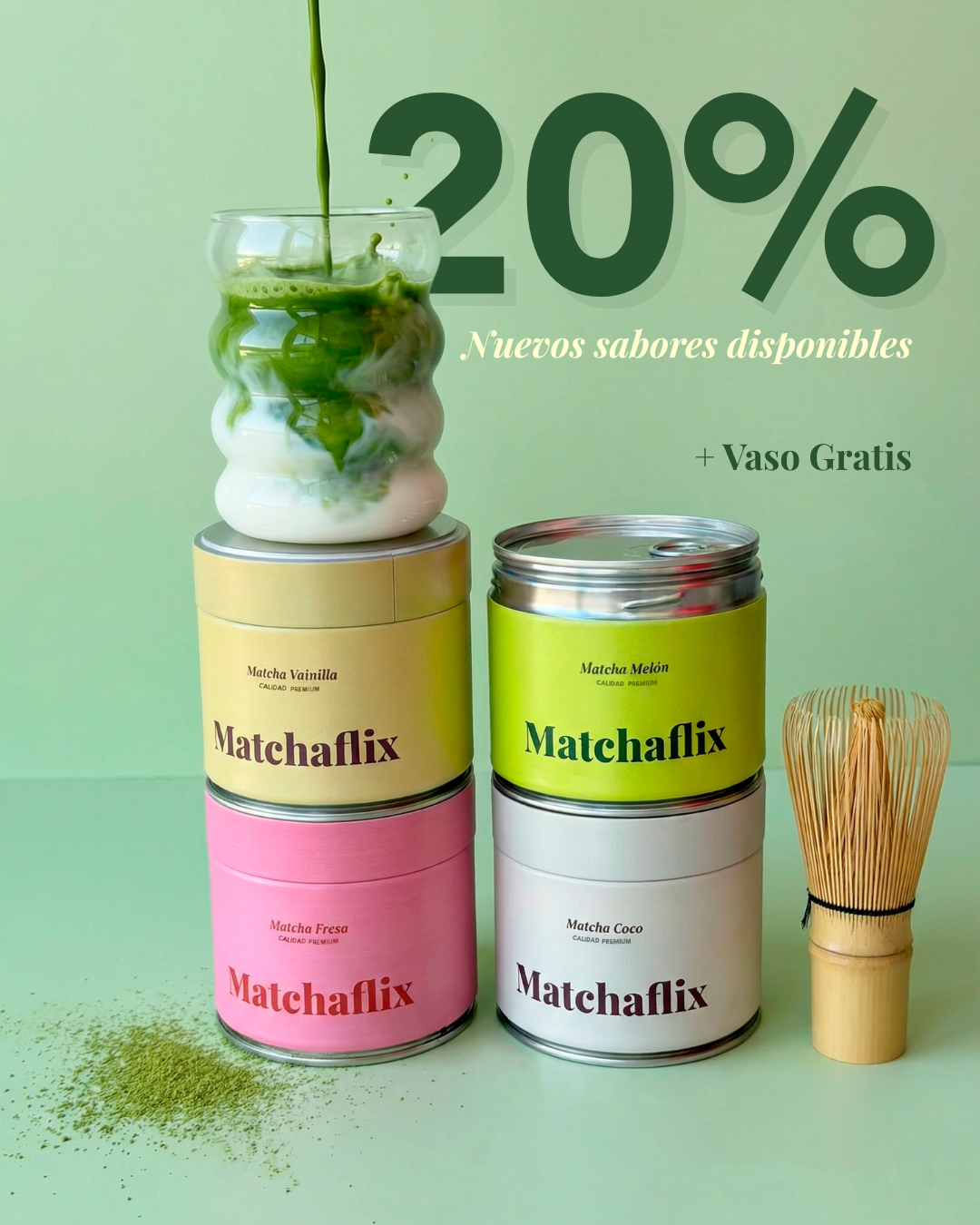 Matchaflix Facebook ad