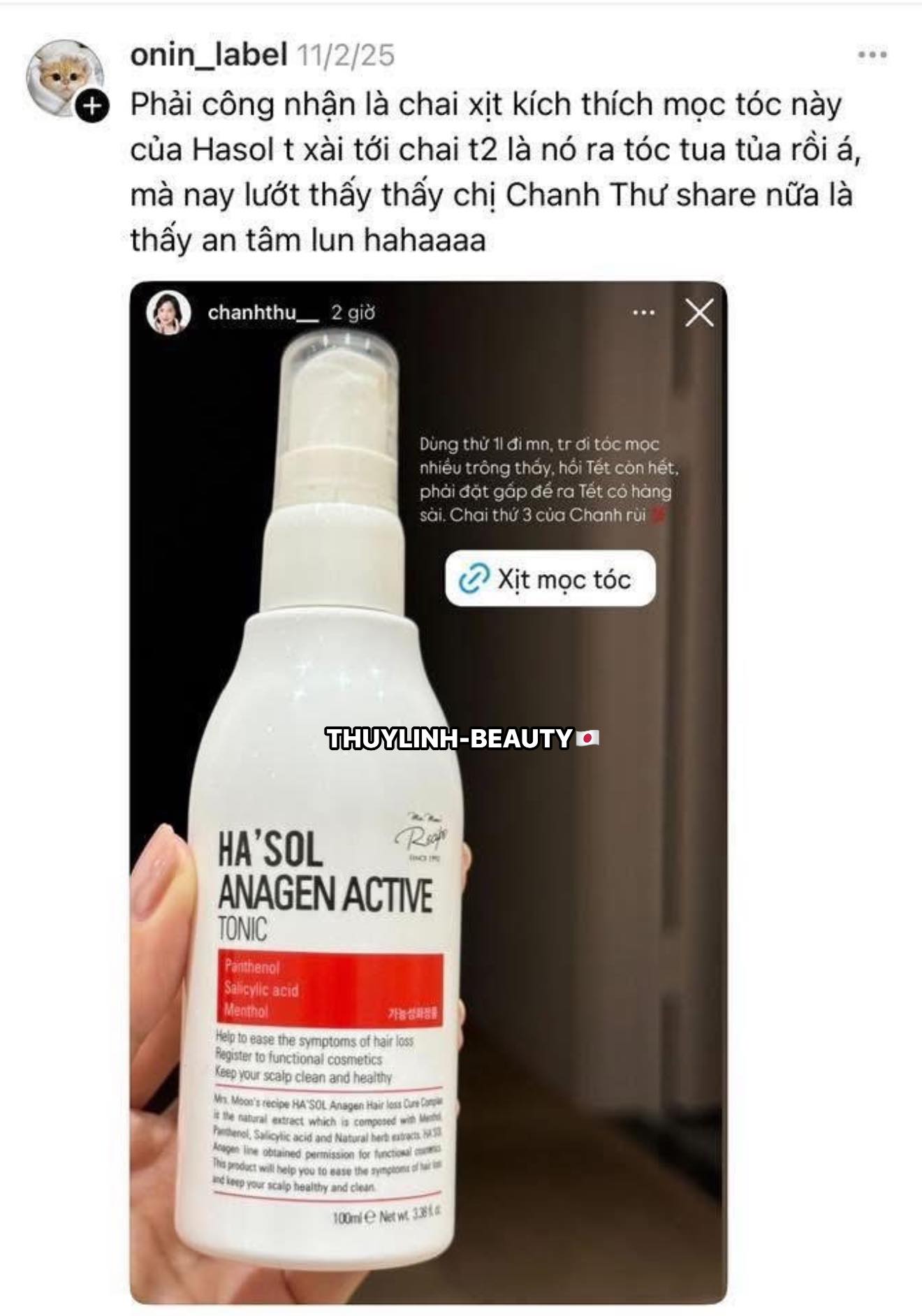 Thuỳ Linh Facebook ad: Mĩ phẩm & đồ makeup em Linh sẵn…
