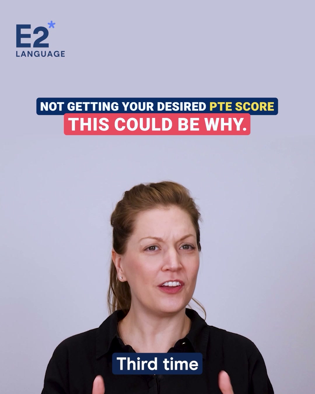 E2Language Facebook ad: Prepare Smarter. Score Higher.