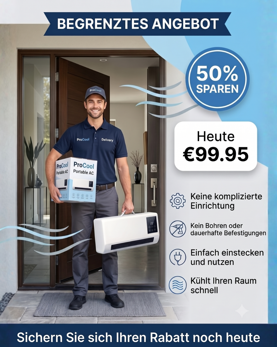 Loop & Gather Facebook ad: Kühlen Sie Nur Ihren Arbeitsplatz, Nicht Ihr Ganzes Zuhause