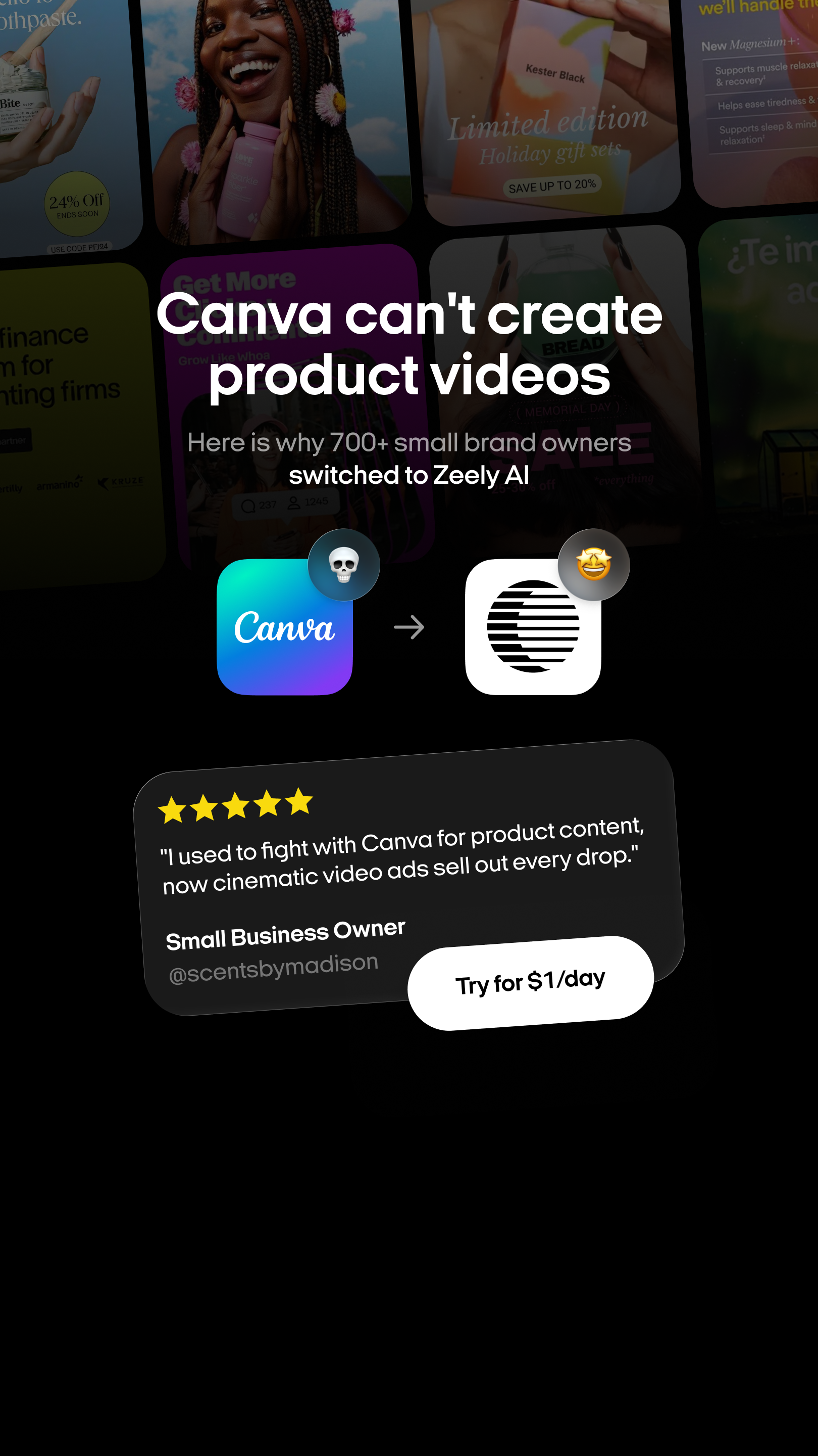 Zeely Facebook ad