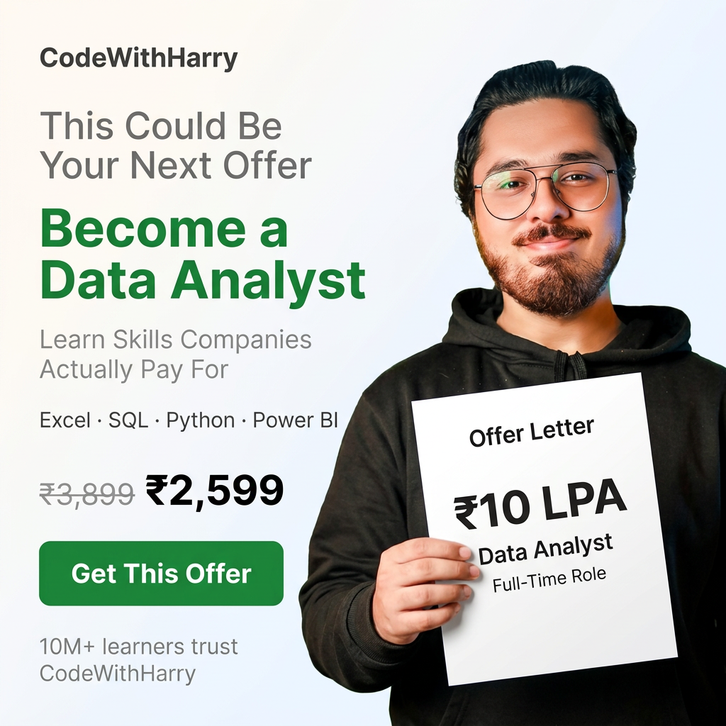 Code With Harry Facebook ad