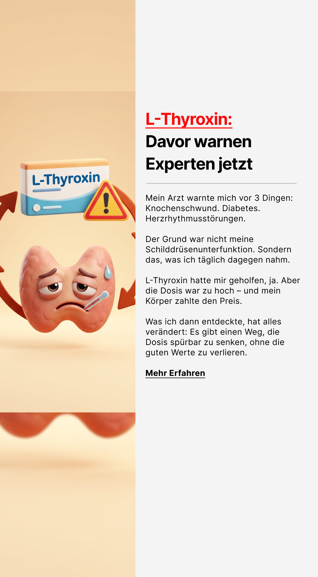 Mission Schilddrüse Facebook ad