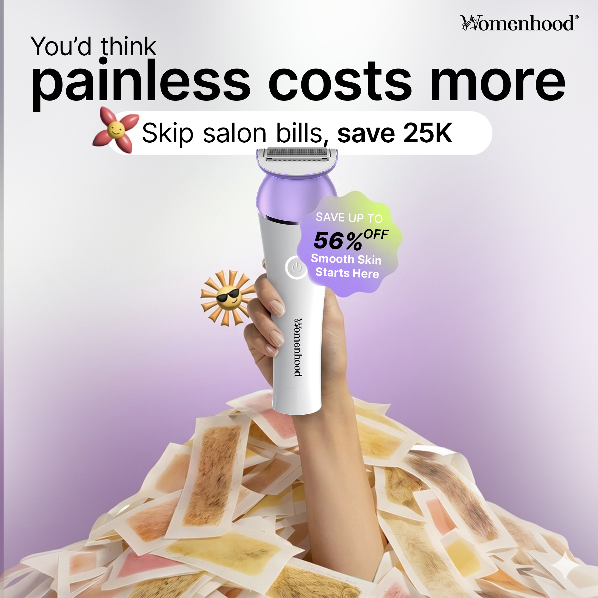 Womenhood Facebook ad