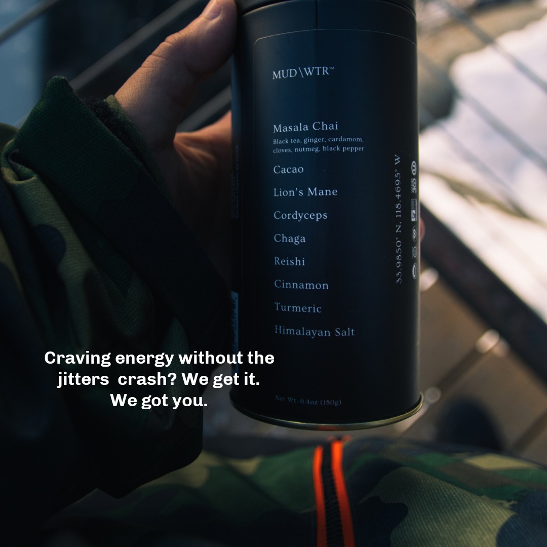 alecisfresh Facebook ad: Take back your day with MUD\WTR