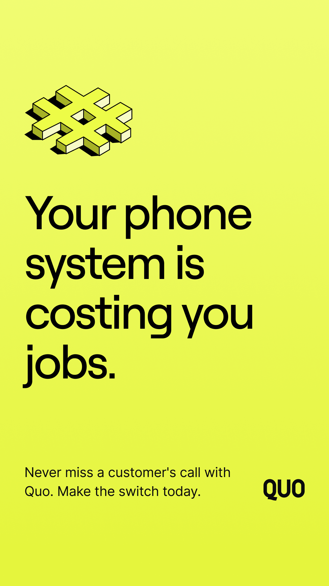 Quo - formerly OpenPhone Facebook ad