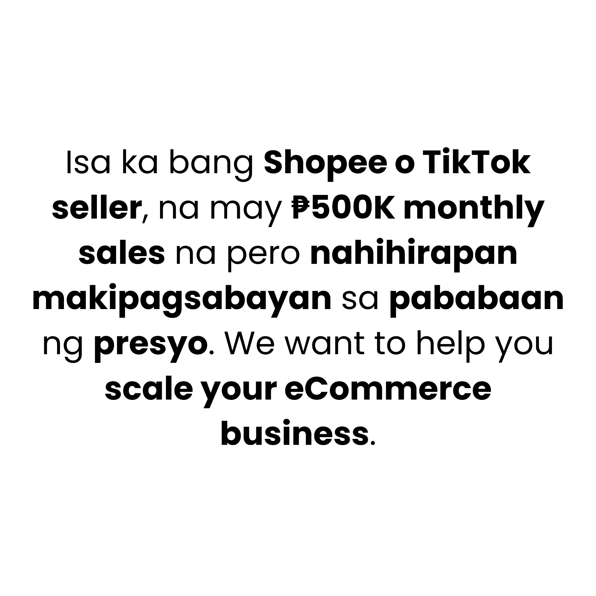 ECOM Accelerator Facebook ad