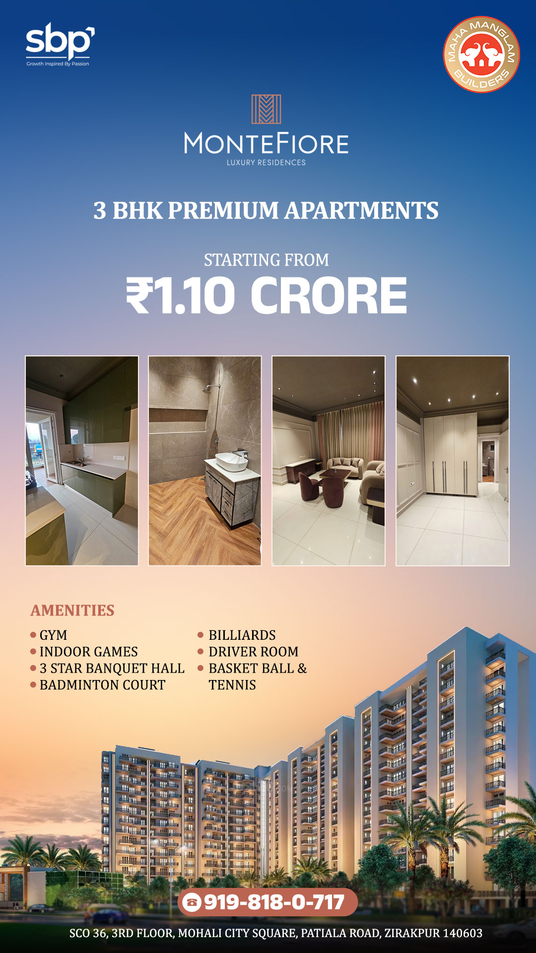 Maha Manglam Builders Facebook ad
