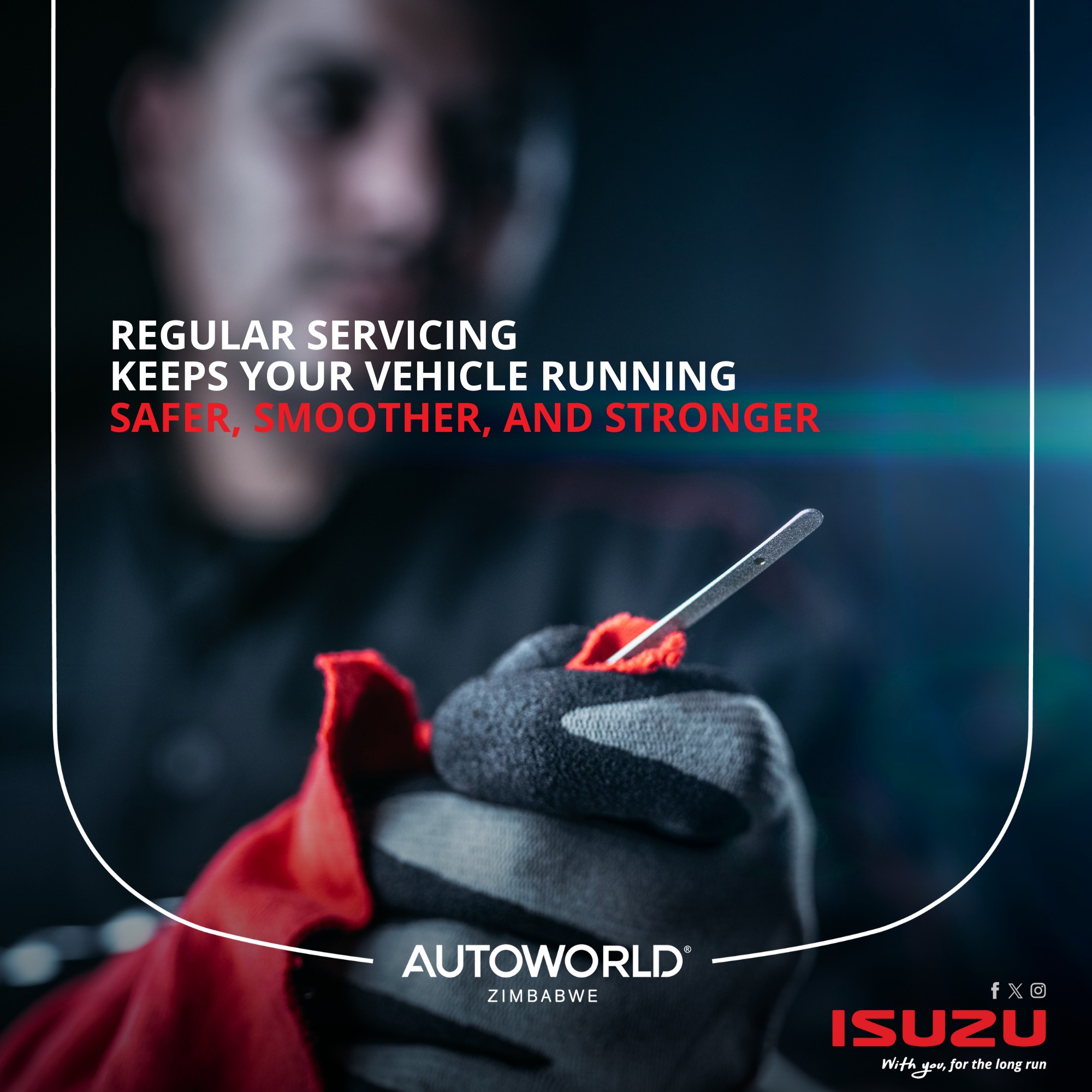 Autoworld Zimbabwe Facebook ad: Don’t wait for a warning light to remind…