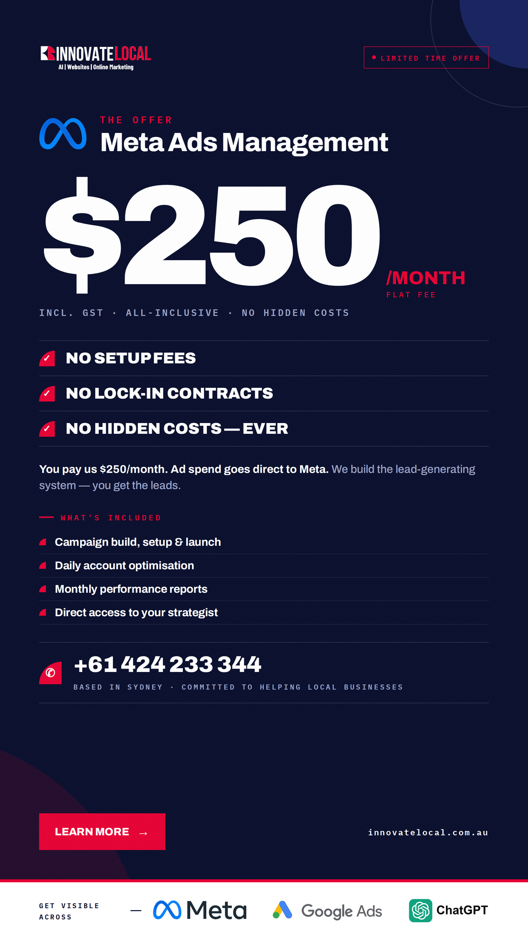 Innovate Local Facebook ad from May 30, 2026