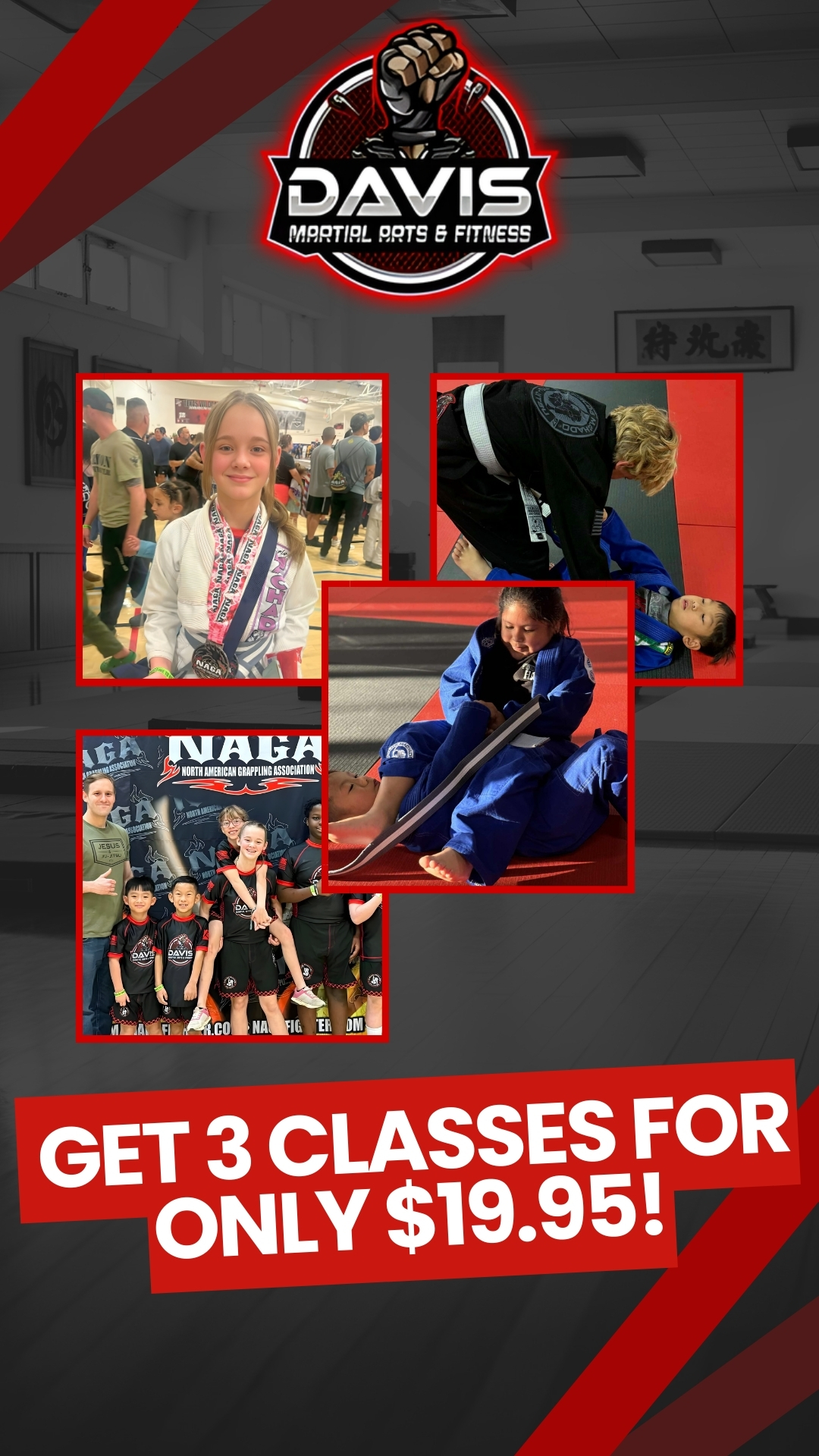 Davis Martial Arts & Fitness Facebook ad