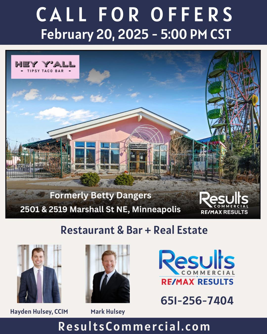 Results Commercial Facebook ad: Attention Restaurateurs and Chefs!