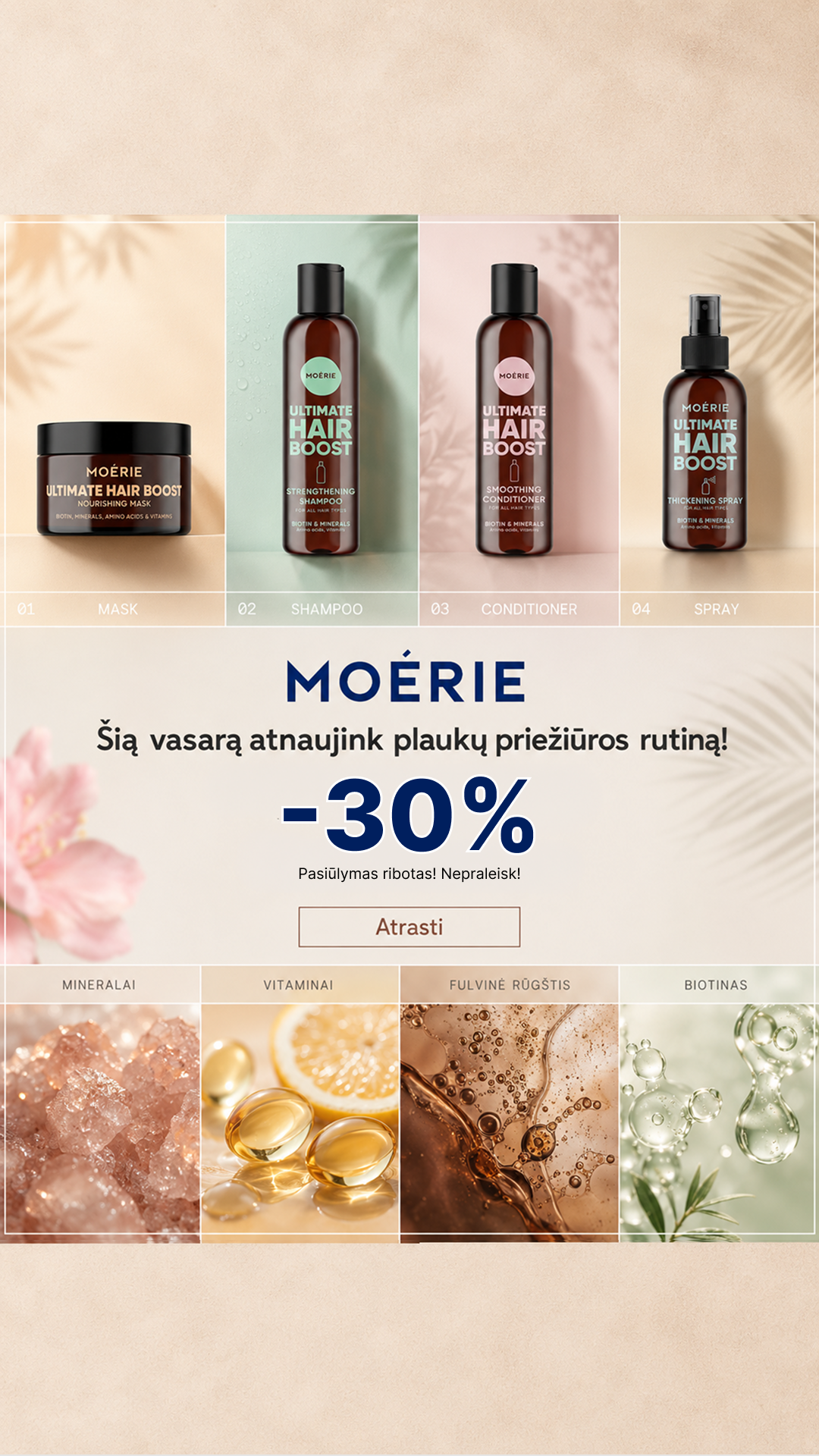 Moérie Beauty Facebook ad