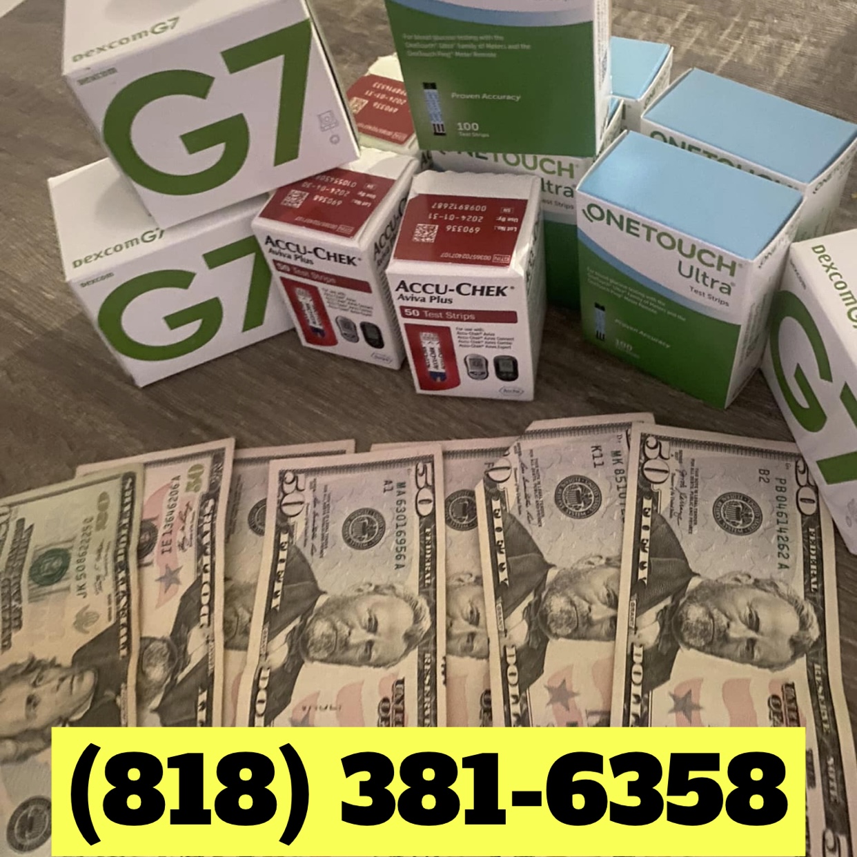 We Buy Diabetic Supplies La Facebook ad: We pay cash!