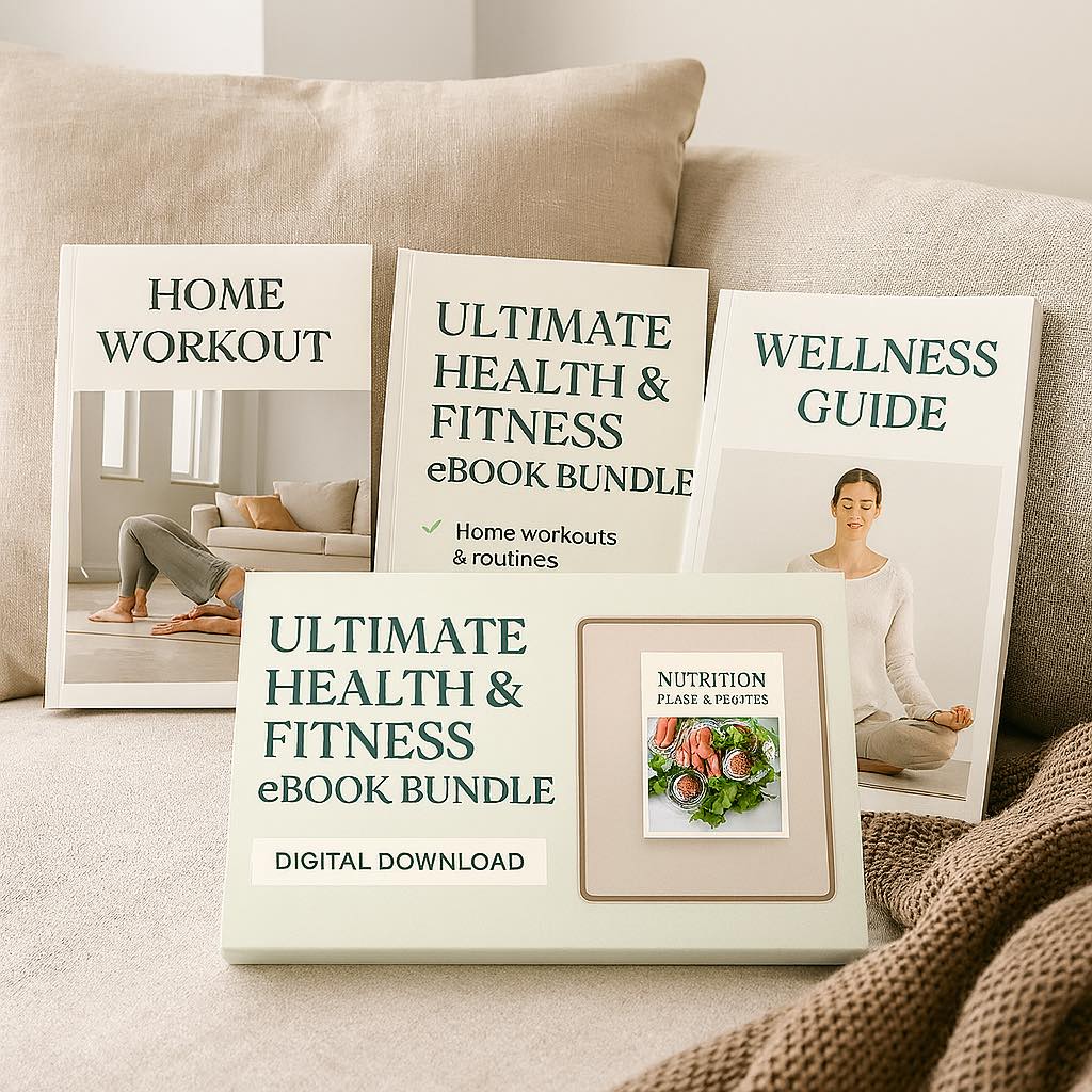 Terdesign Facebook ad: Ultimate Health & Fitness Ebook Bundle: Digital Collection…