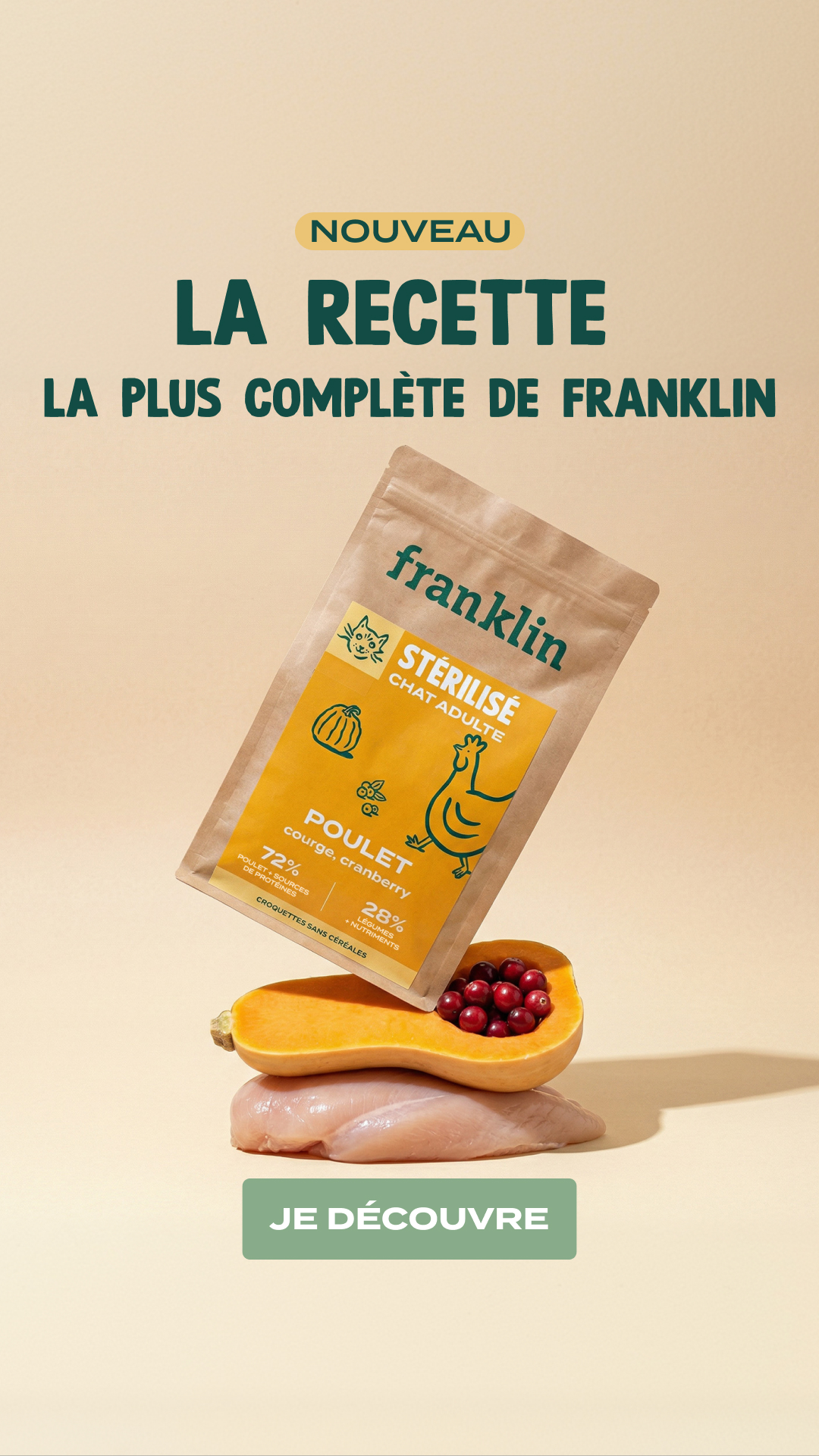 Franklin Pet Food Facebook ad