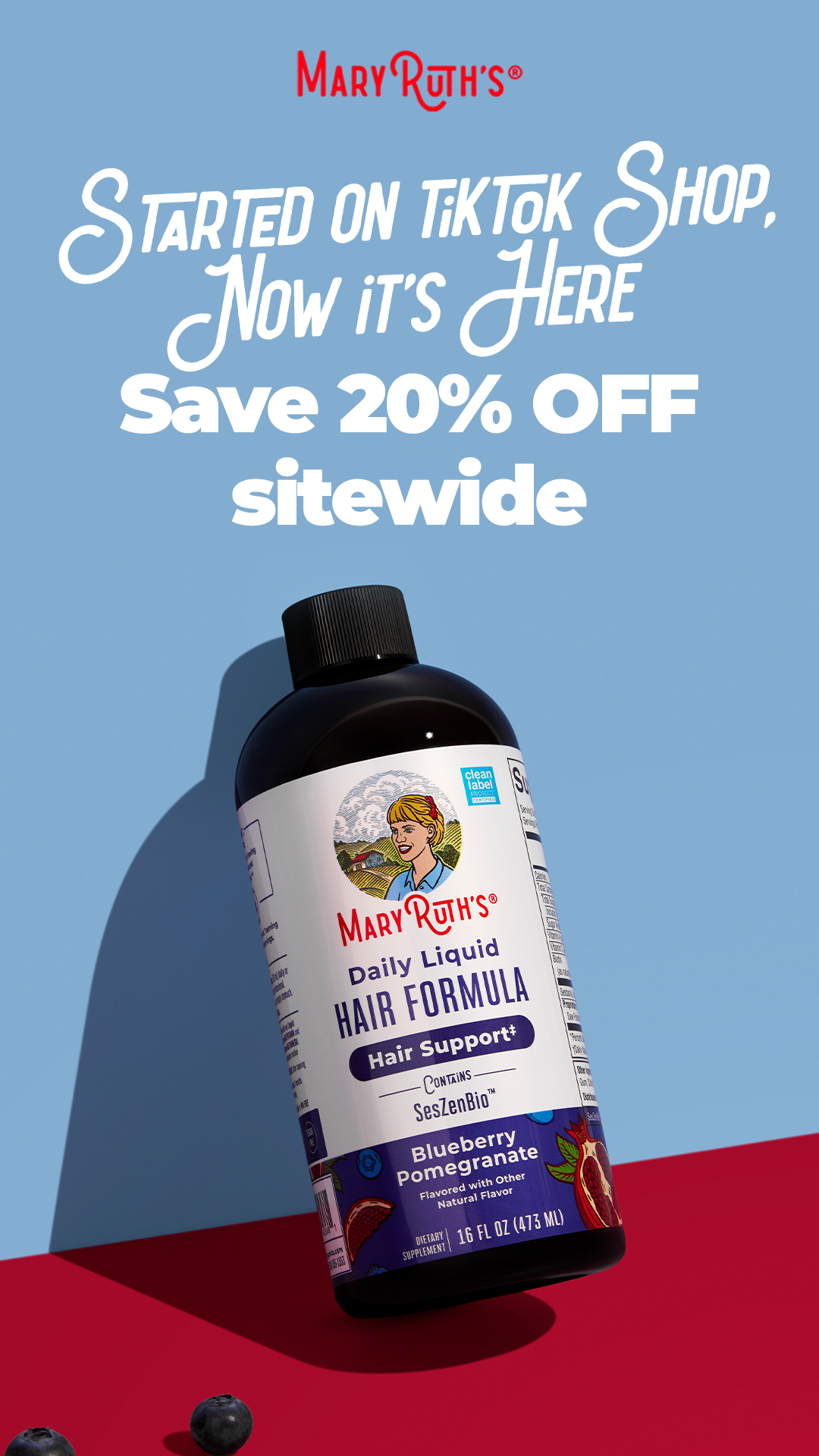 MaryRuth's Facebook ad