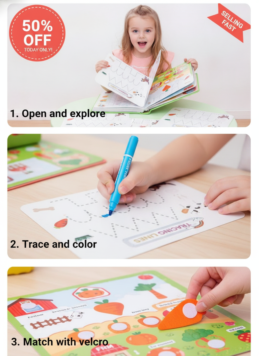 Cherishty.er Facebook ad: My Preschool Busy Book