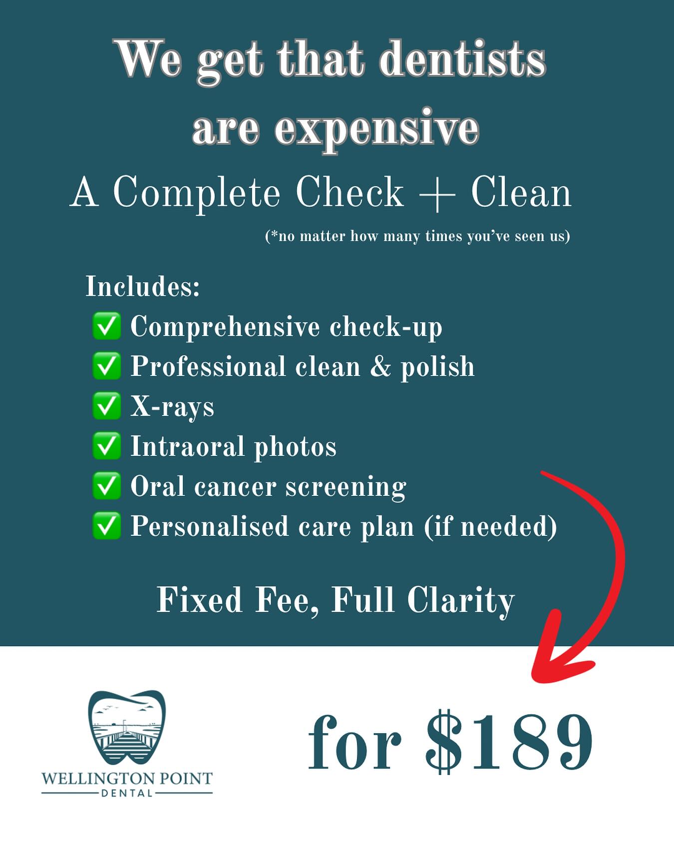 Wellington Point Dental Facebook ad: Dentist Wellington Point | Wellington Point Dental