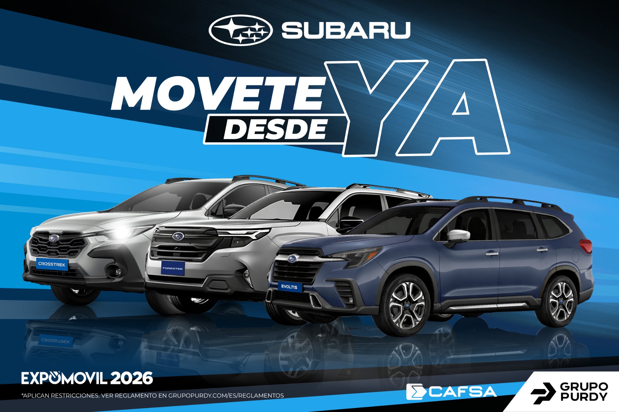 Subaru Costa Rica Facebook ad: Movete desde ya