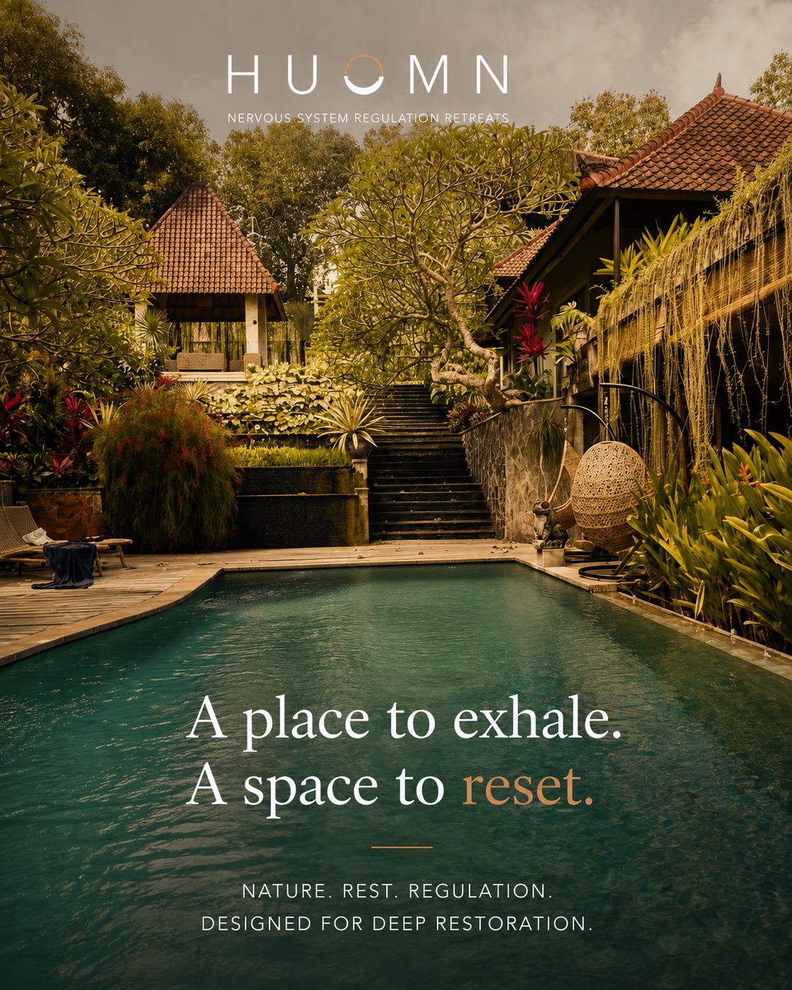 HUOMN Retreat Facebook ad