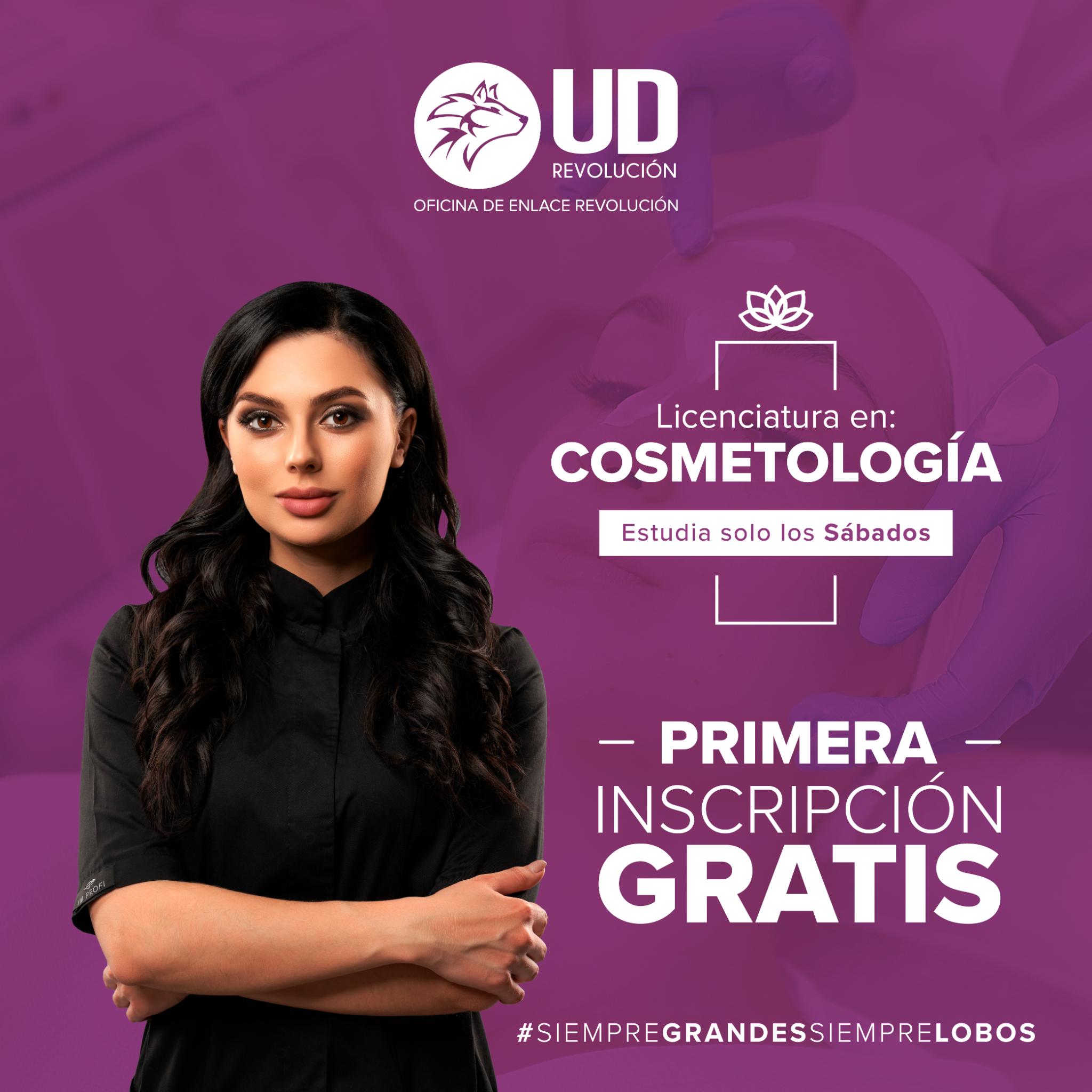 UD Campus Revolución Facebook ad: Únete a la gran familia LOBOS