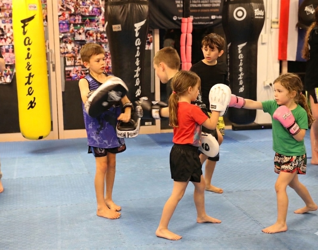 Rumble Muay Thai Facebook ad: Free Kids Martial Arts Class!