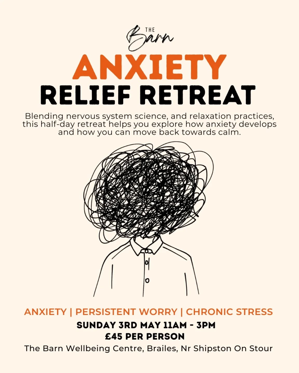 Retreat to The Barn Facebook ad: The Barn - Wellbeing Retreat Centre