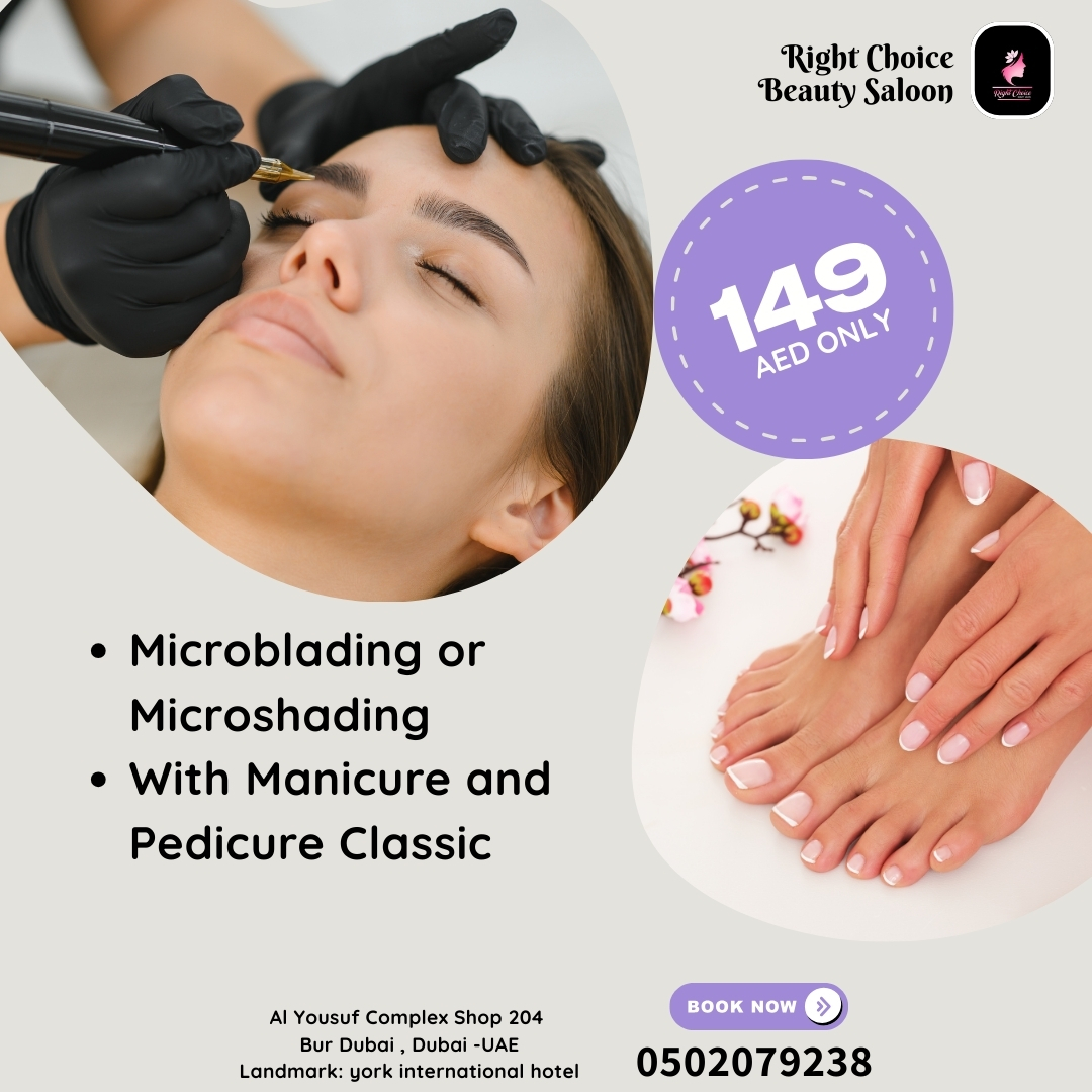 Right Choice Beauty Saloon Dubai Facebook ad