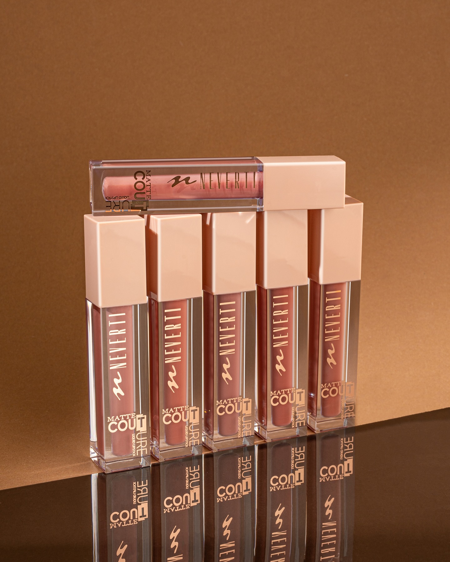 Neverti Cosmetics Facebook ad: MATTE COUTURE are made to make you fall…