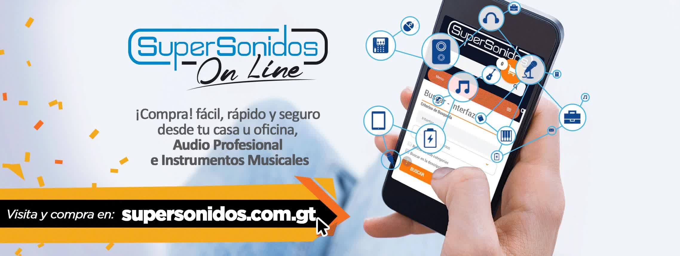 Supersonidos Music Guatemala Facebook ad: Somos un nuevo concepto de tienda de Audio…