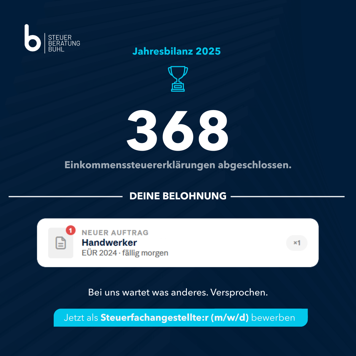 Steuerberatung Buhl Facebook ad