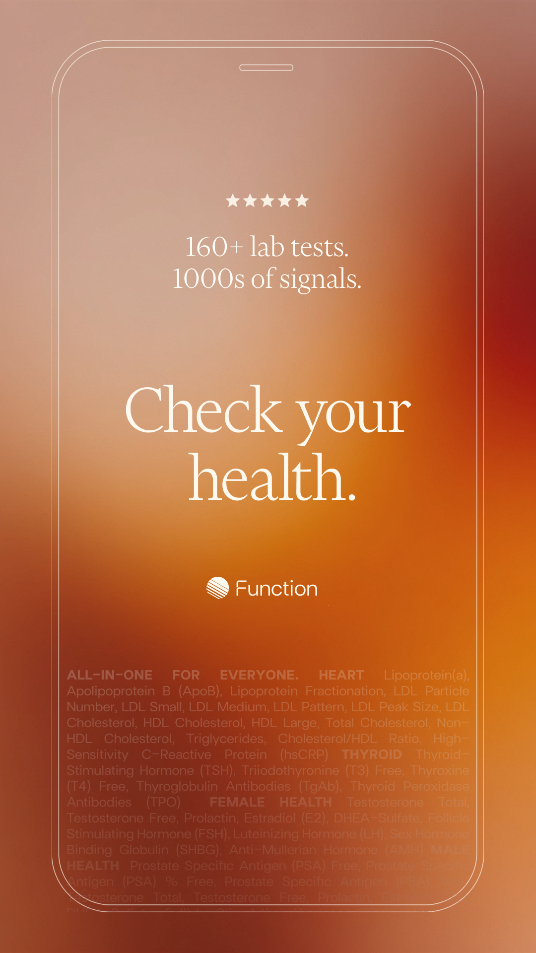 Function Health Facebook ad