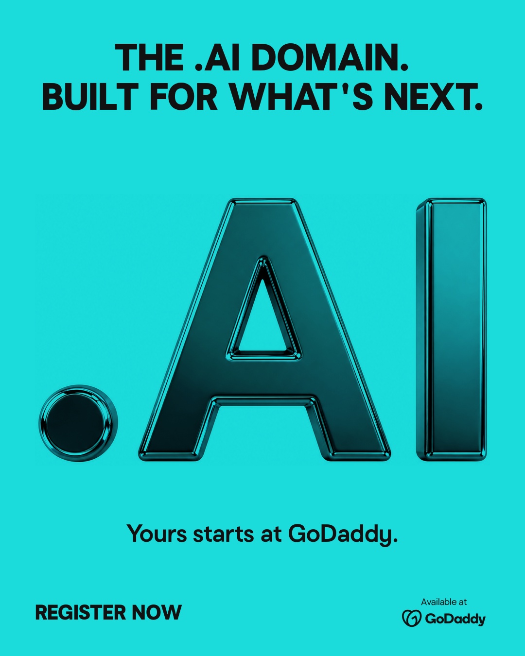 GoDaddy Facebook ad