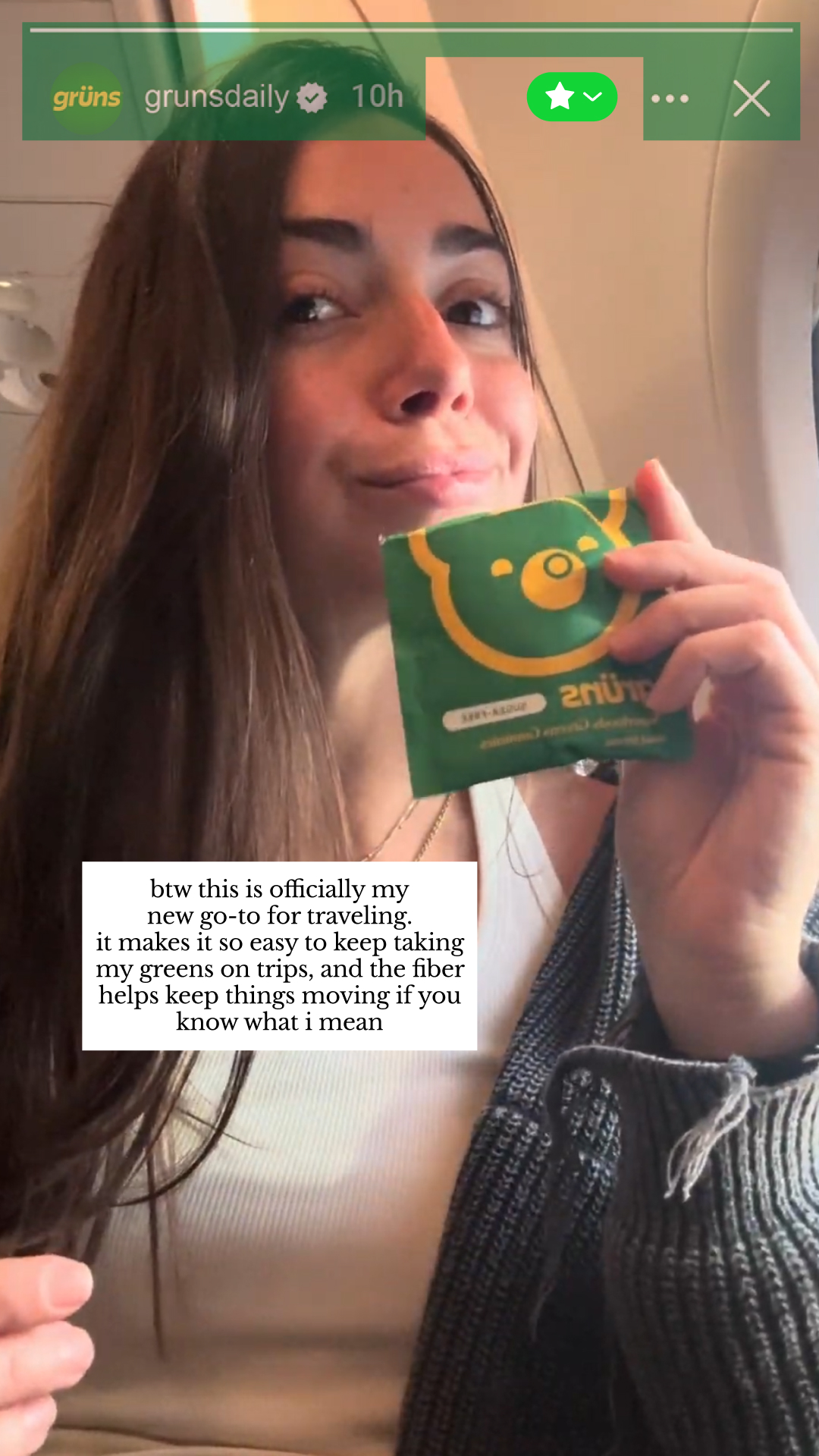 Grüns Facebook ad
