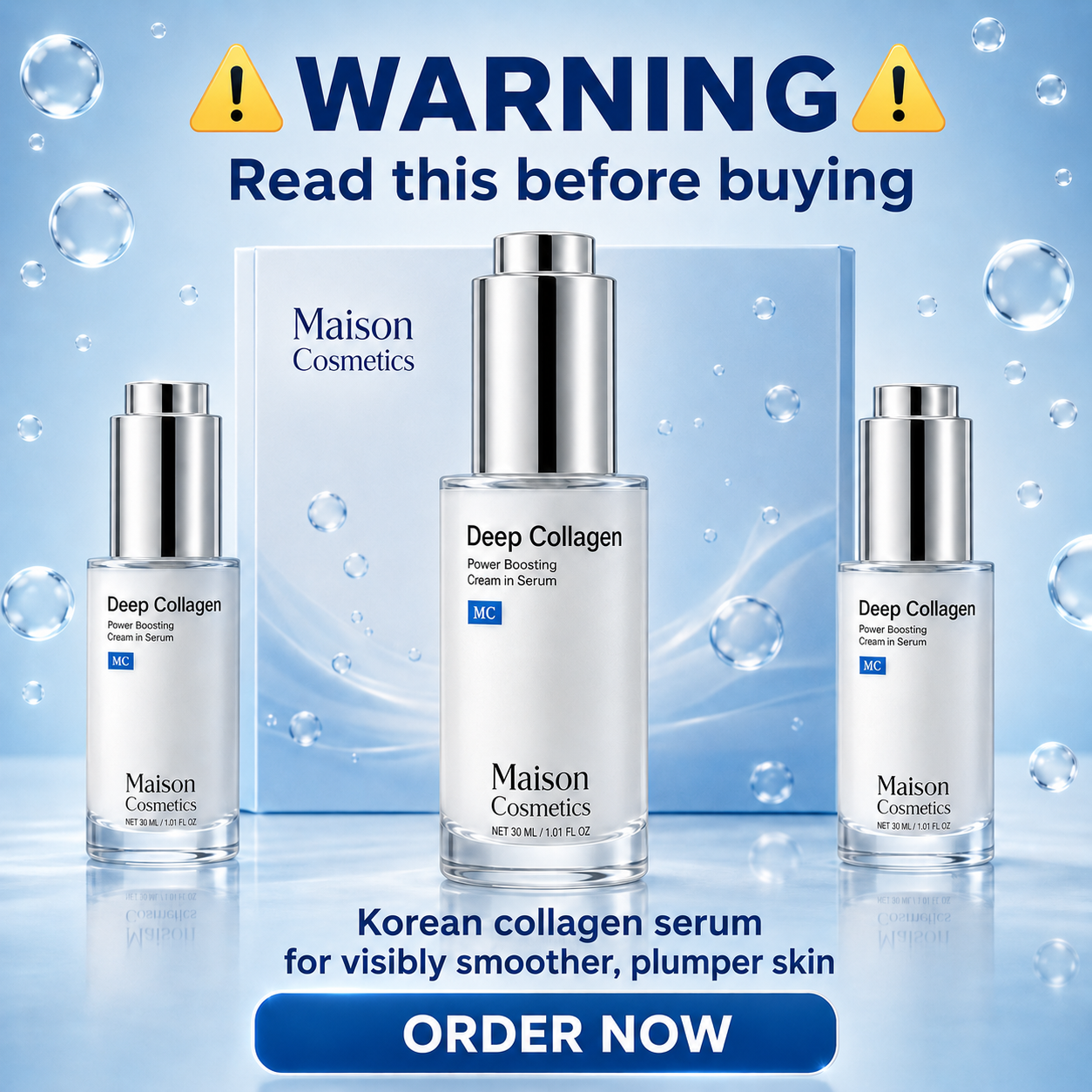 Korean Skincare Secrets Facebook ad