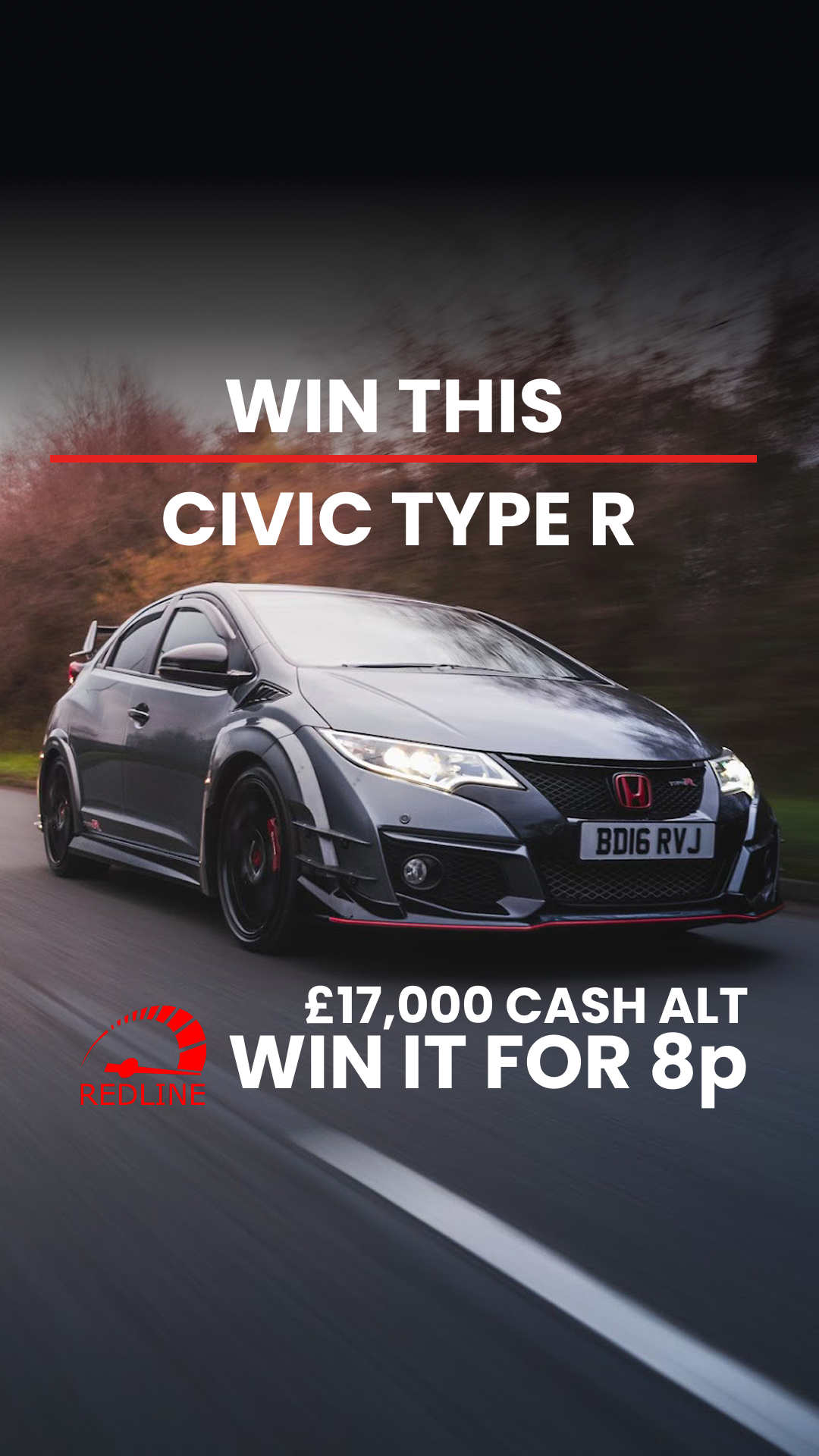 Redline Competitions Facebook ad