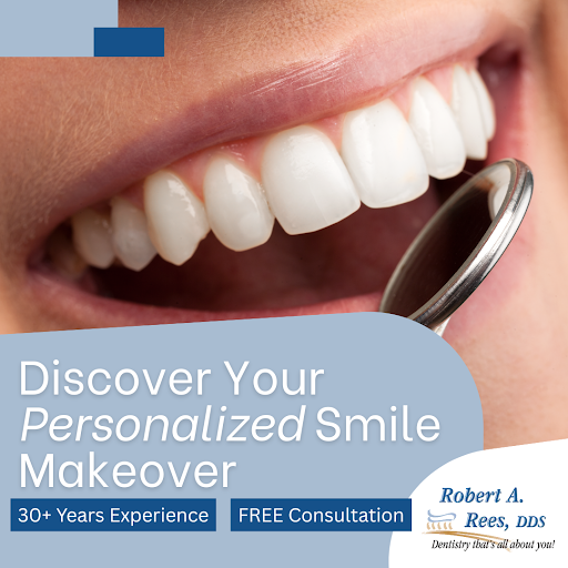 Robert A. Rees DDS La Jolla Facebook ad: Smile Makeover