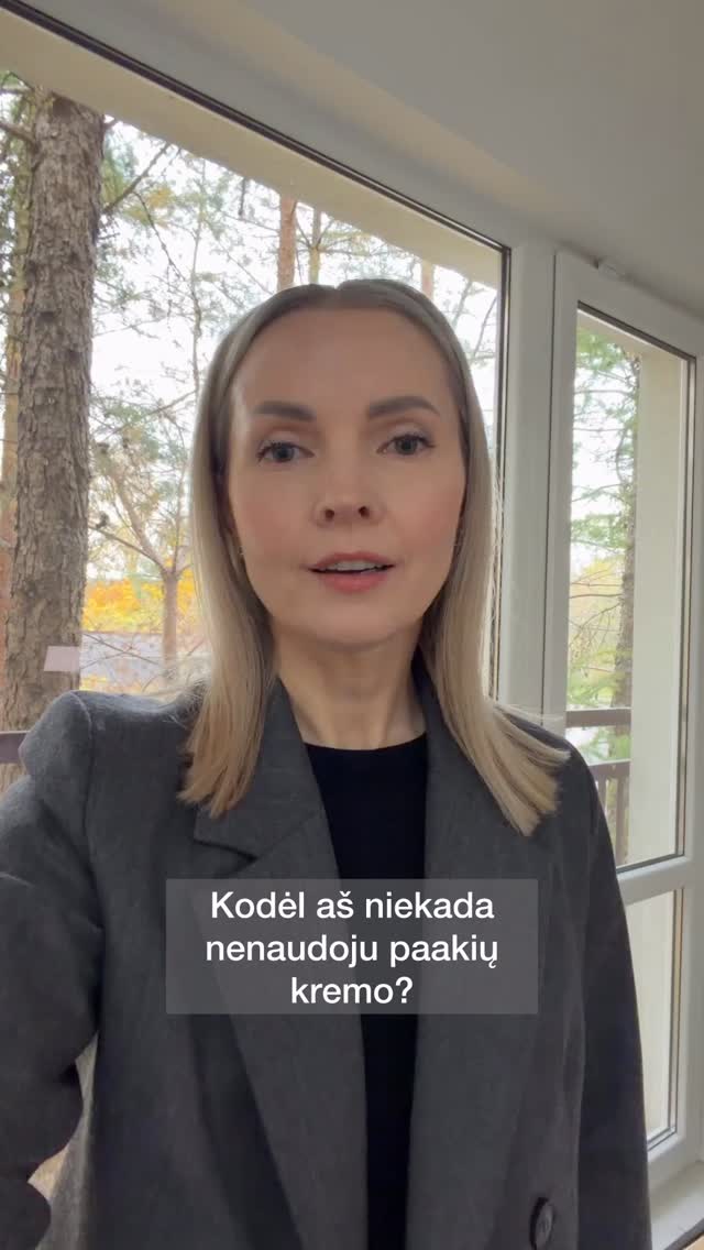 indre_urbanaviciene Facebook ad: Visada sakiau ir sakau toliau - paakių kremas…