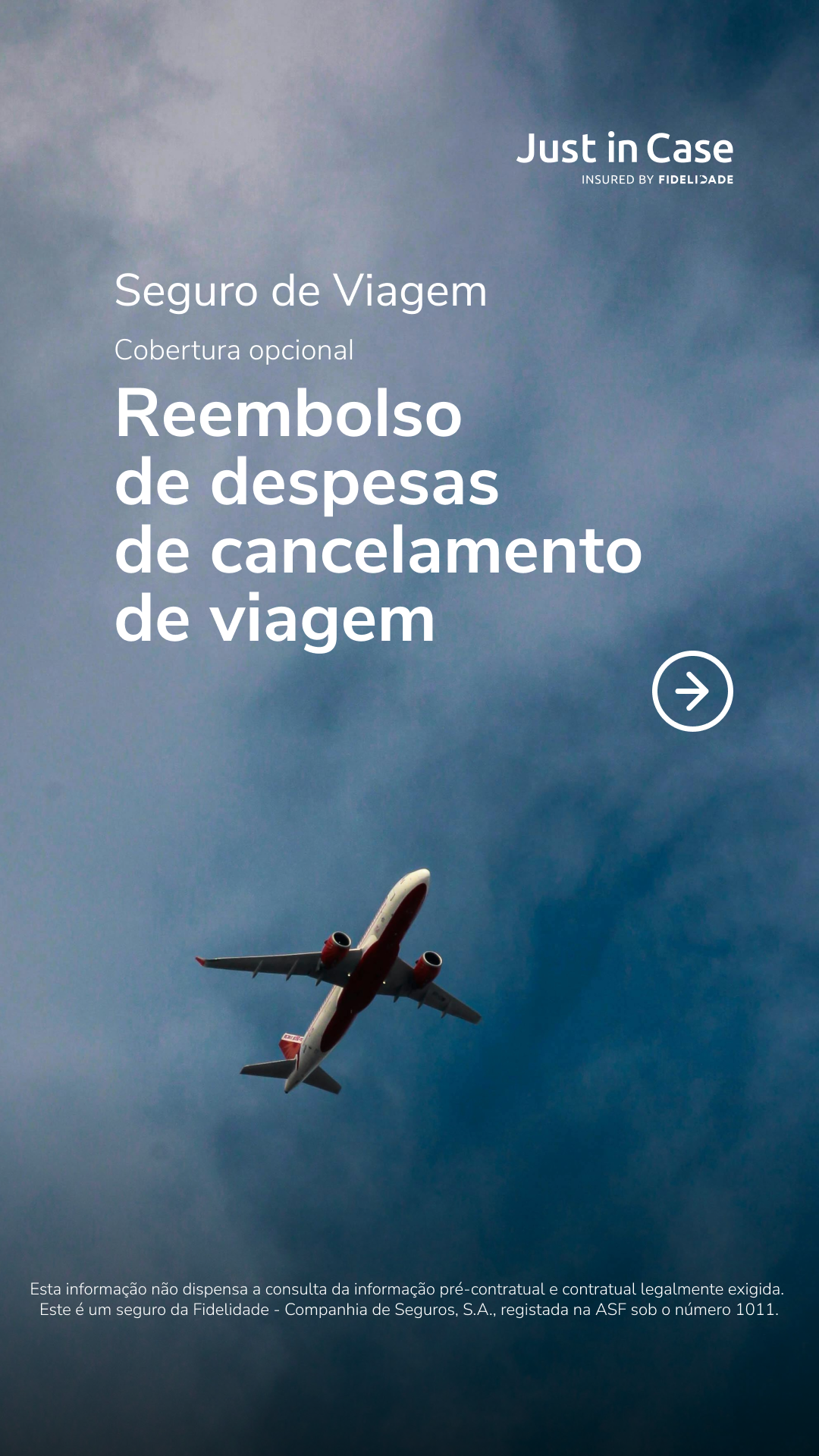 Fidelidade Seguros Facebook ad: Just in Case by Fidelidade