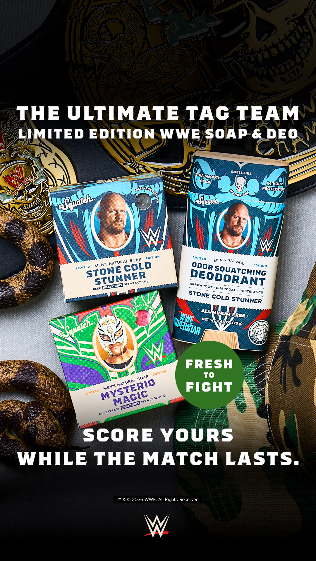 Dr. Squatch Facebook ad