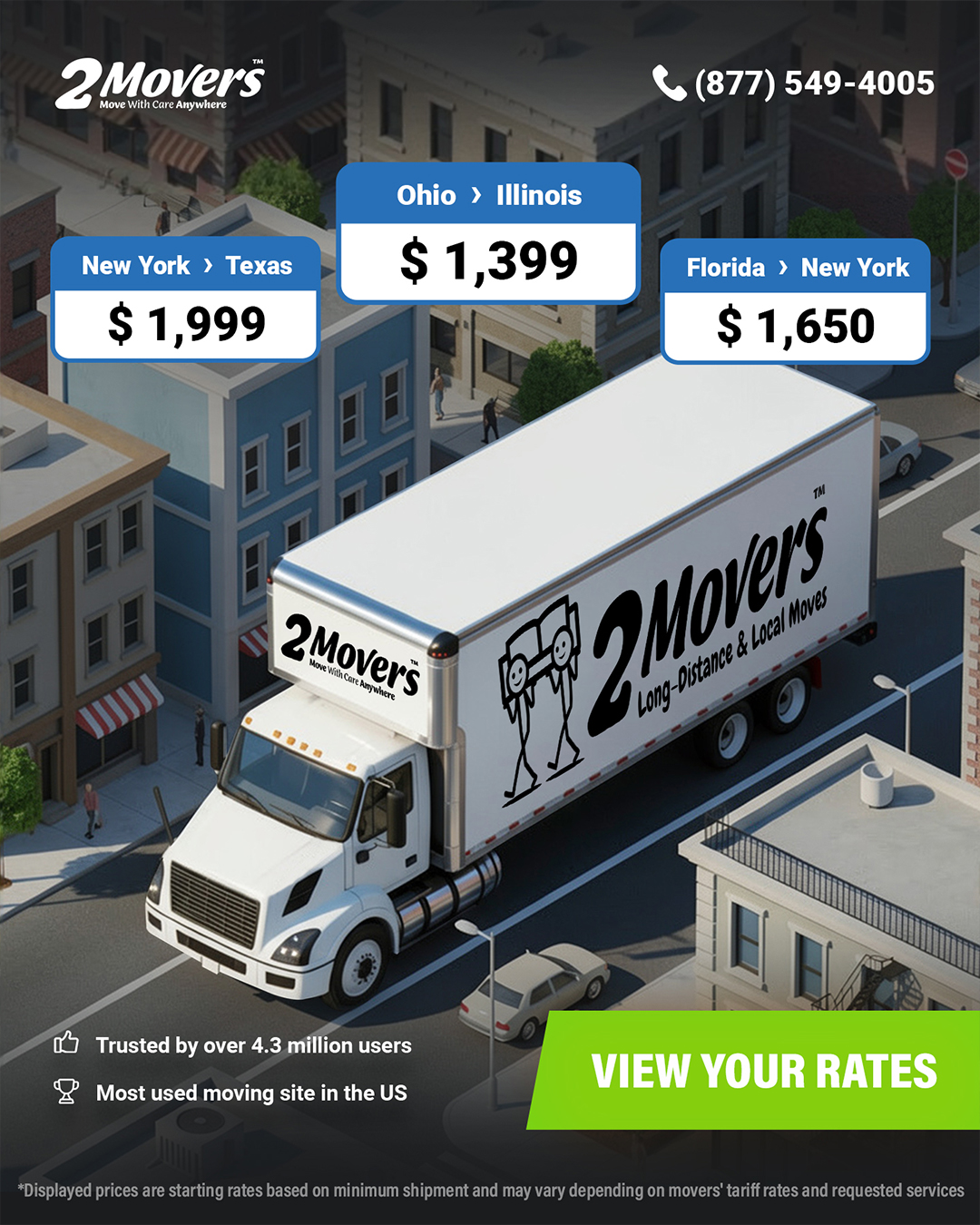 Two Movers Facebook ad