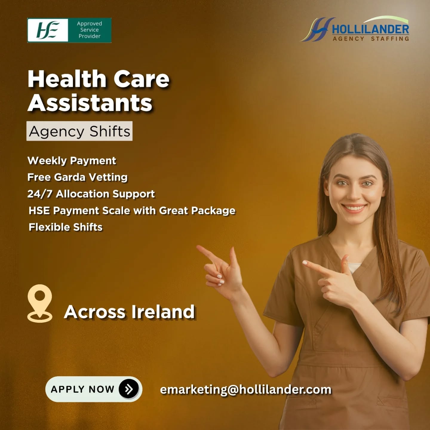Healthcare Agency Staffing. Facebook ad from Feb 19, 2026
